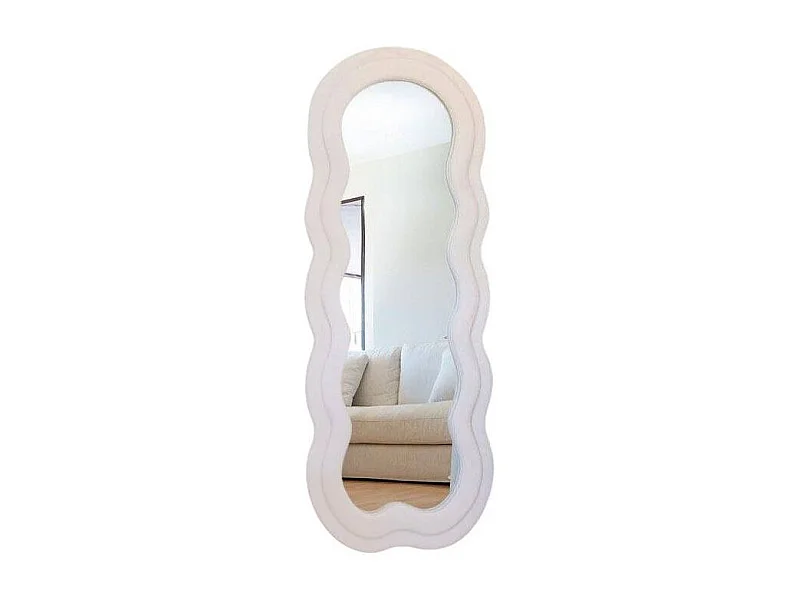 Miroir cadre en tissu Charlotte