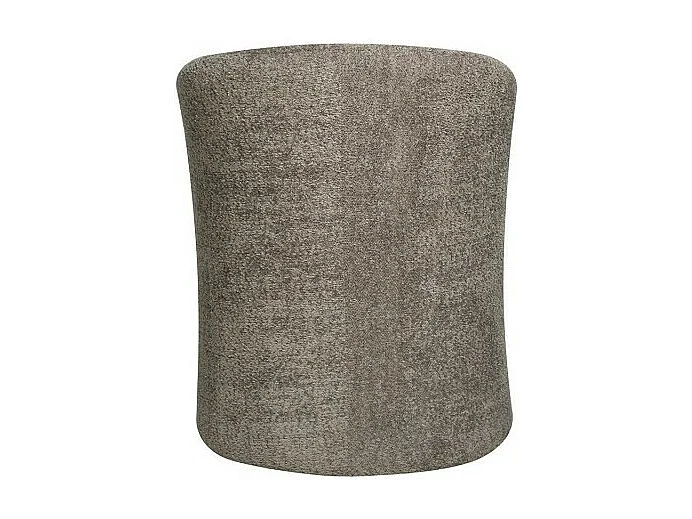 Fauteuil de salon KYOTO – Confortable – Tissu bouclé brun – Style moderne et cosy