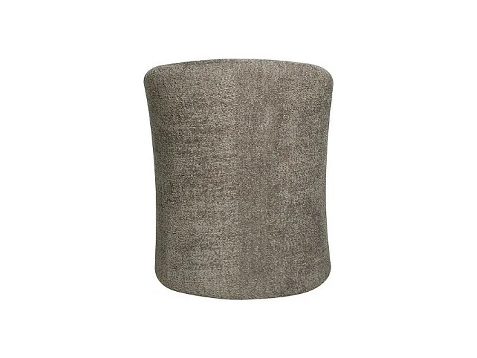 Poltrona confortável para sala de estar em tecido bouclé marrom. Coleção KYOTO