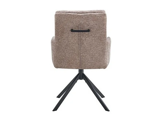 Chaise pivotante PLUMO – Tissu sable – L50 x H85 x P62 cm