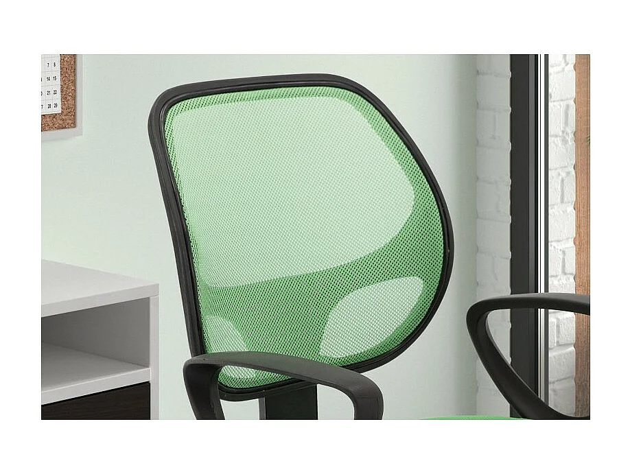 Bürostuhl IPOLIST Grüner Netzstoff, ideal für ein komfortables und modernes Büro