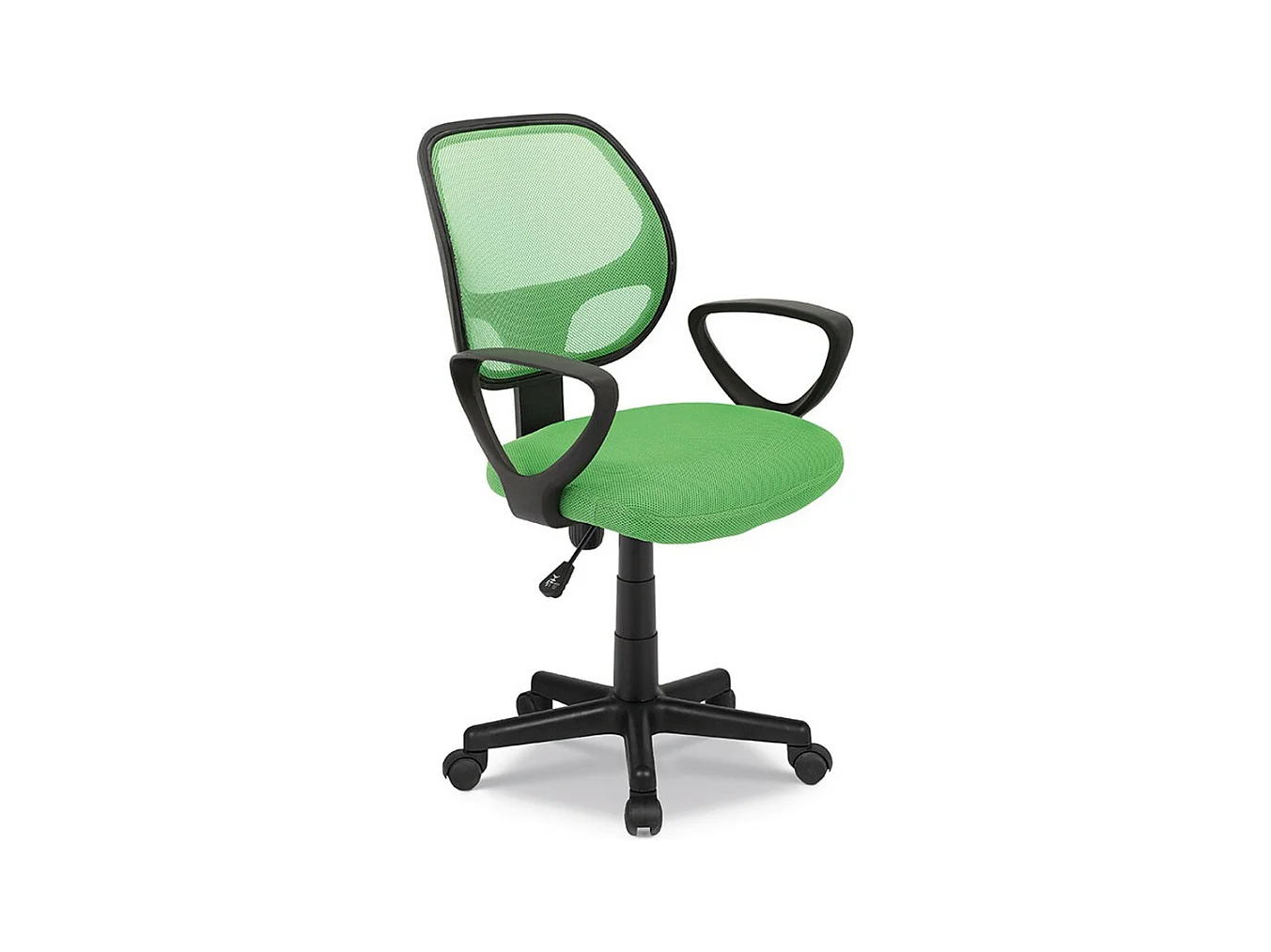 Chaise de bureau IPOLIST Tissu filet vert, idéal pour un bureau confortable et moderne