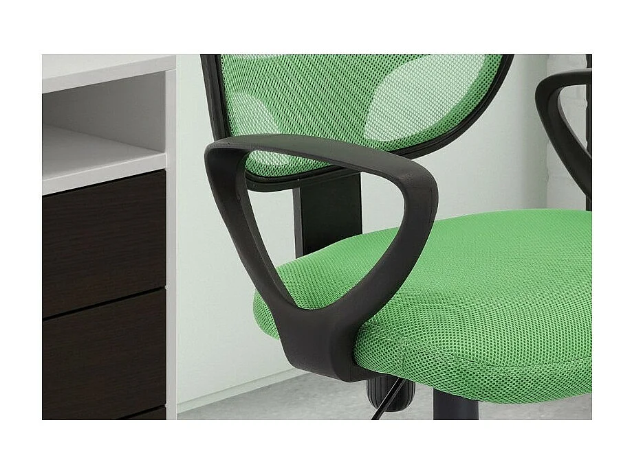 Bürostuhl IPOLIST Grüner Netzstoff, ideal für ein komfortables und modernes Büro