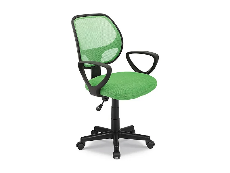 Chaise de bureau IPOLIST Tissu filet vert, idéal pour un bureau confortable et moderne