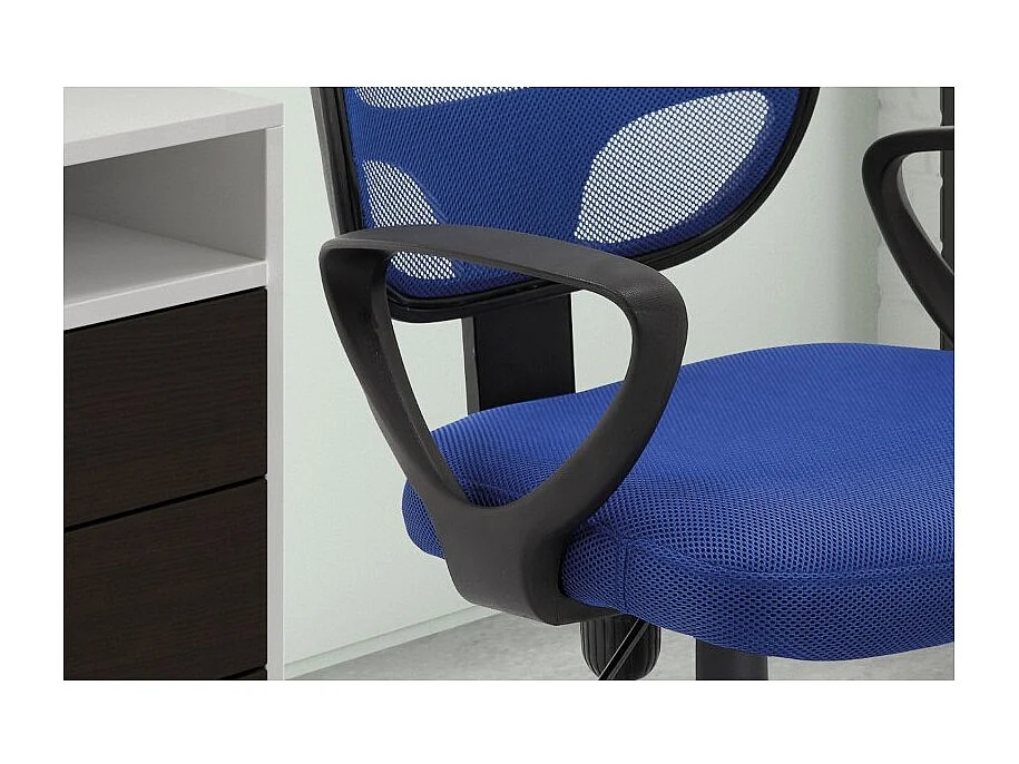 Bürostuhl IPOLIST – Blauer Netzstoff – Komfort und Modernität für Ihren Arbeitsplatz