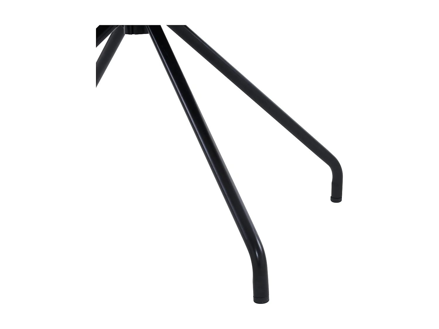 Lot de 4 Chaises rembourrées en velours avec pieds en métal - Gris