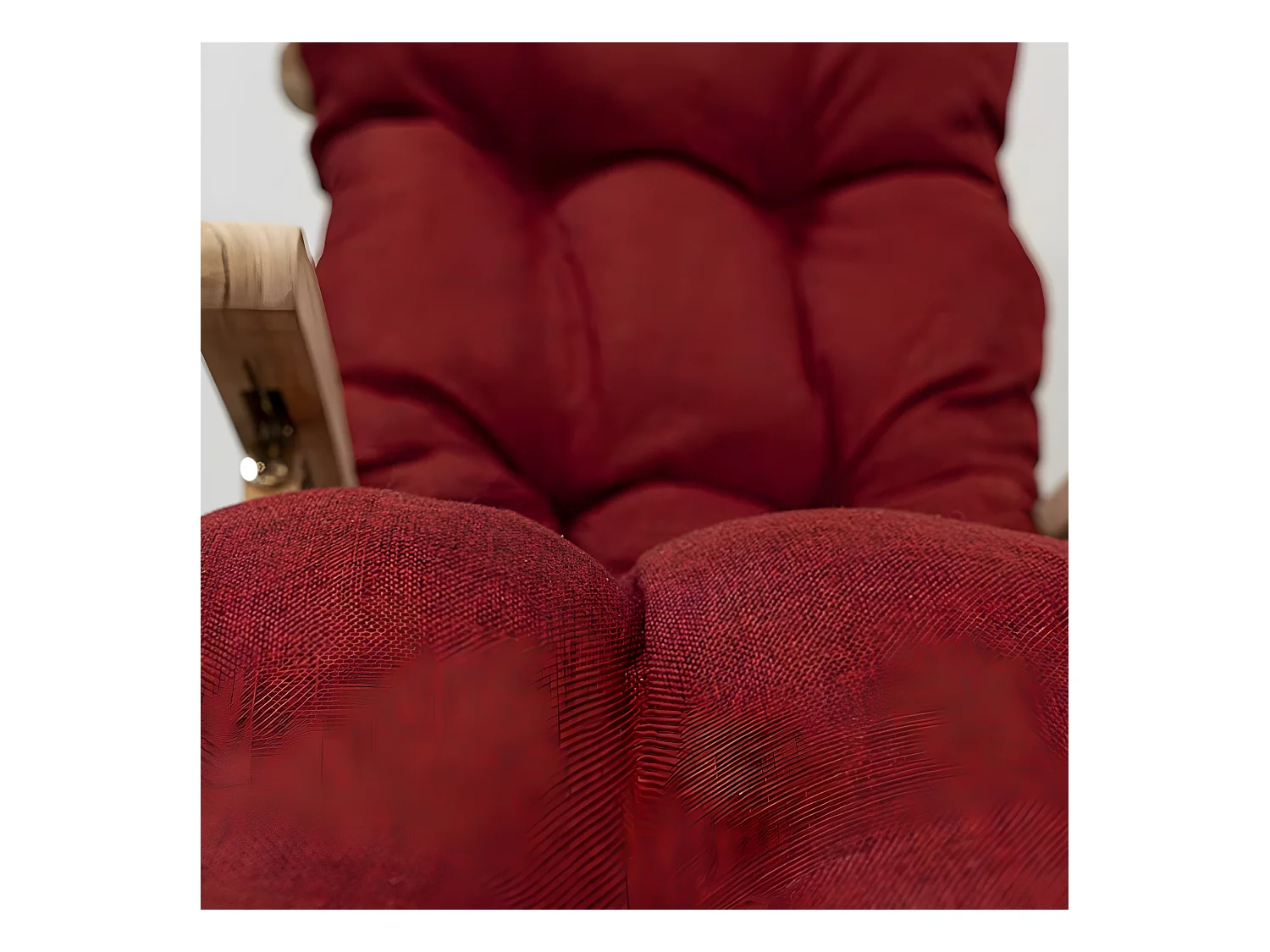 Rode Zonnebedkussen 195 x 65 x 15 cm