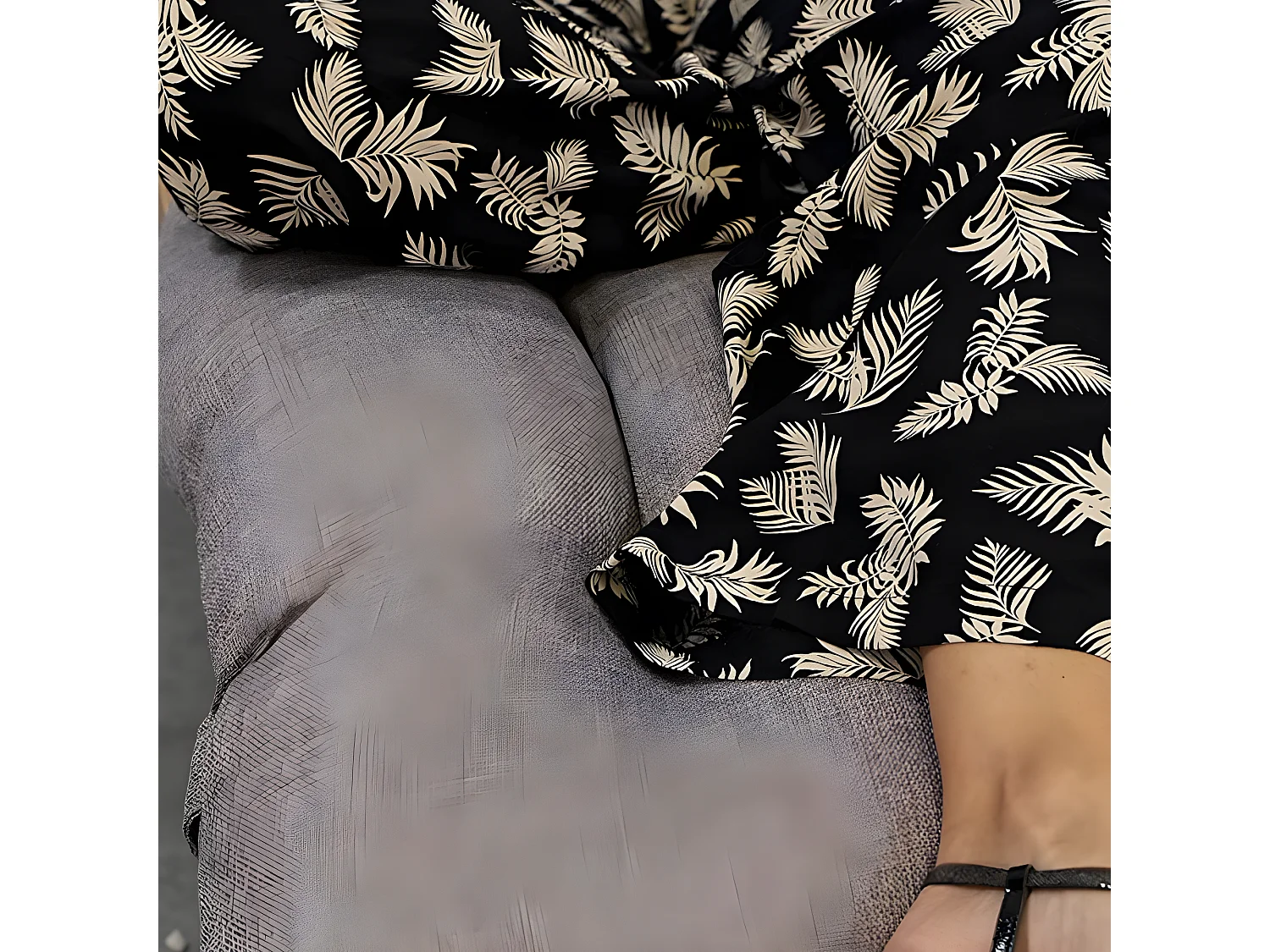 Coussin bain de soleil taupe 195 x 65 x 15 cm