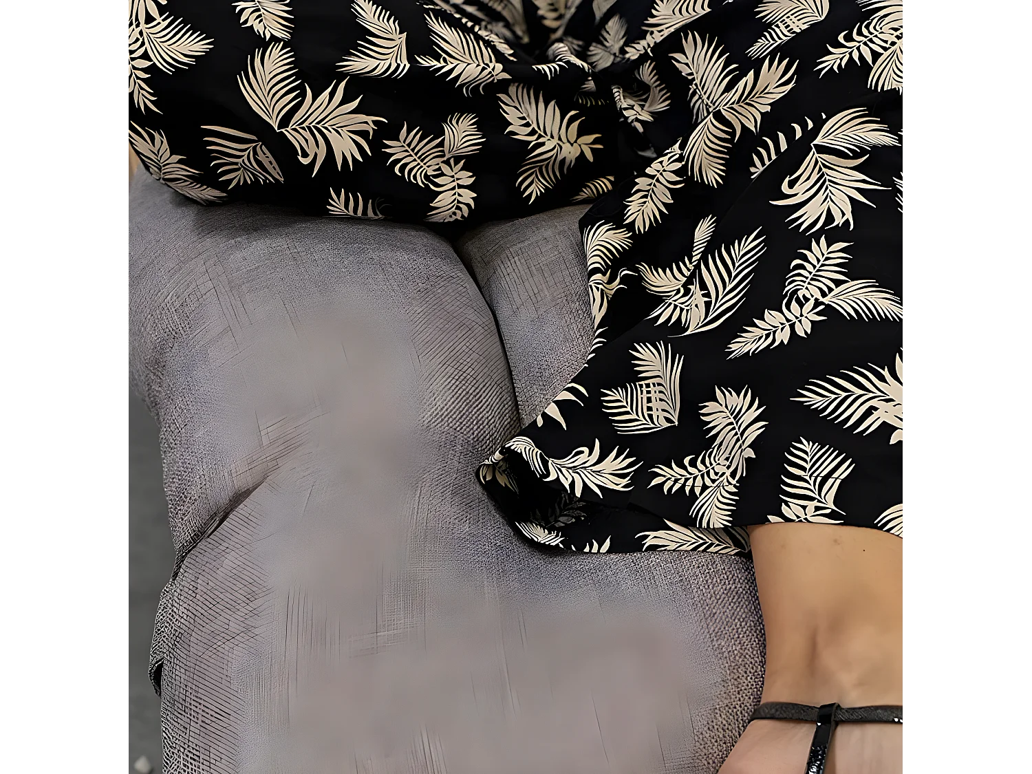 Coussin bain de soleil taupe 195 x 65 x 15 cm