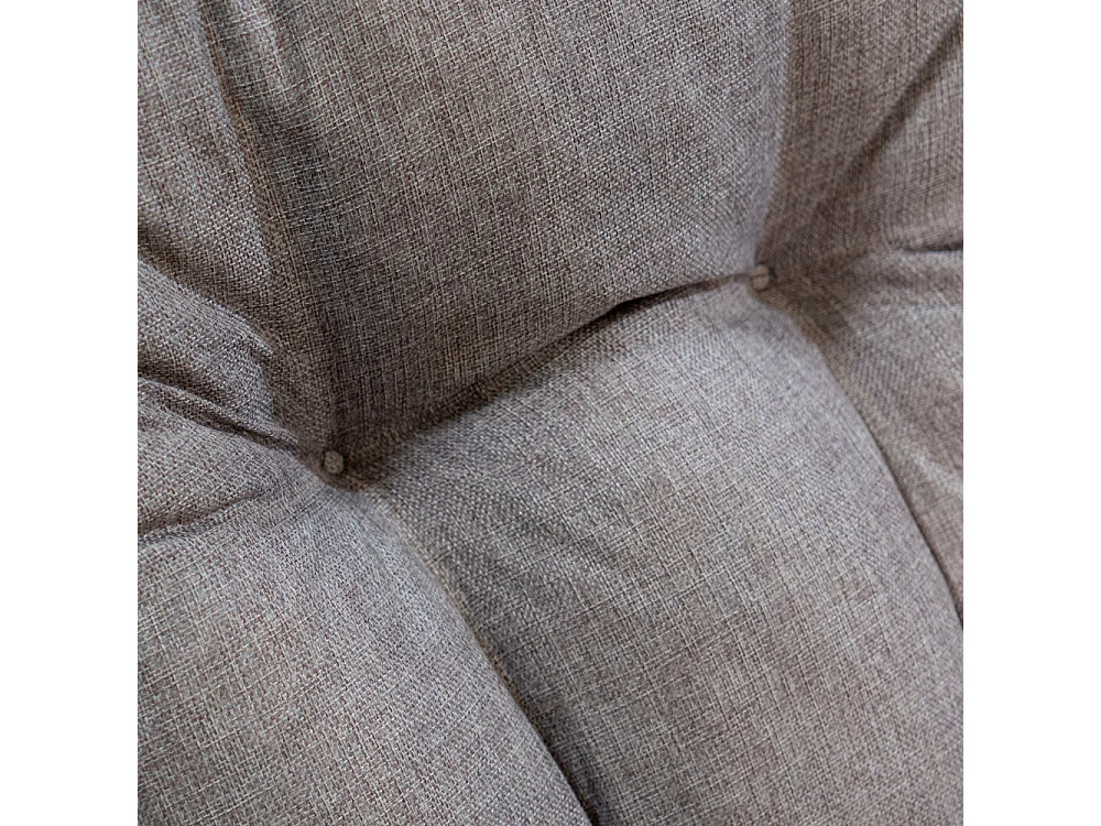 Coussin bain de soleil taupe 195 x 65 x 15 cm