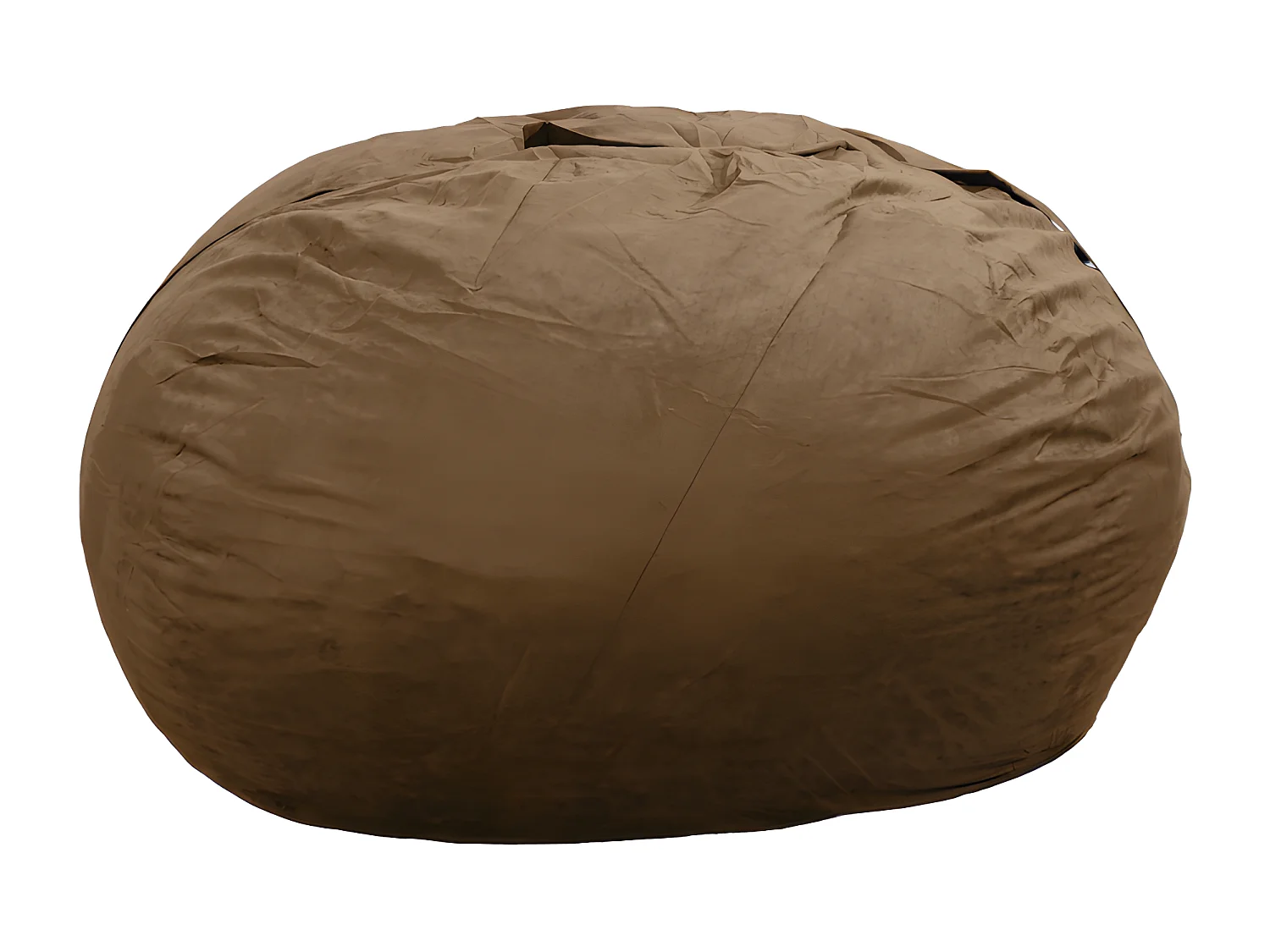 Reuze chocolade microsuède poef  140 cm