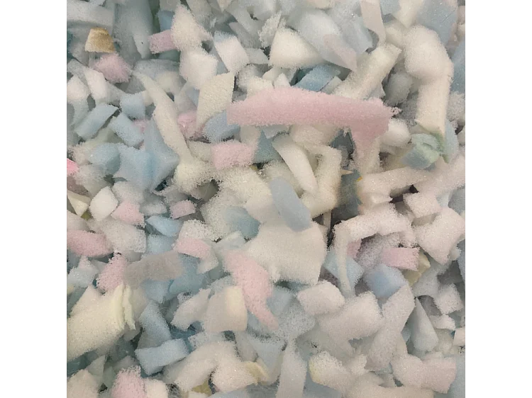 Pouf géant déhoussable fausse fourrure blanc 120 cm