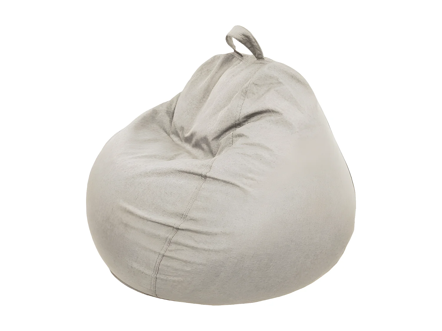 Pouf poire déhoussable Beige 105 x 85 cm