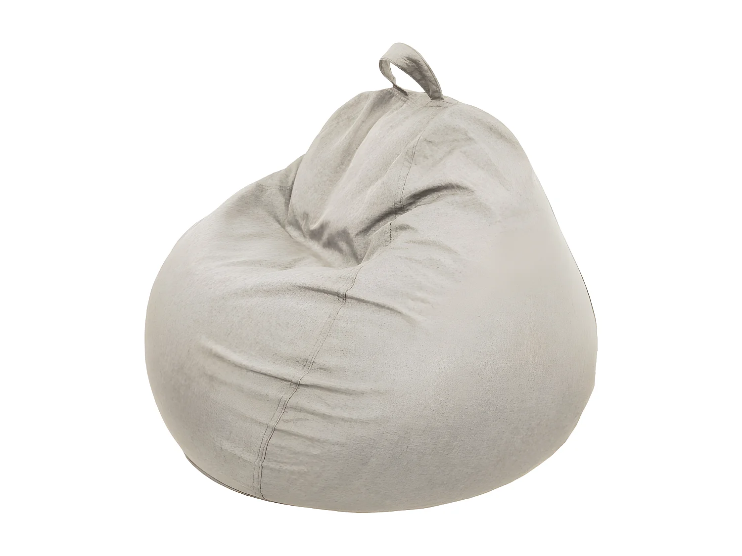 Pouf poire déhoussable Beige 105 x 85 cm