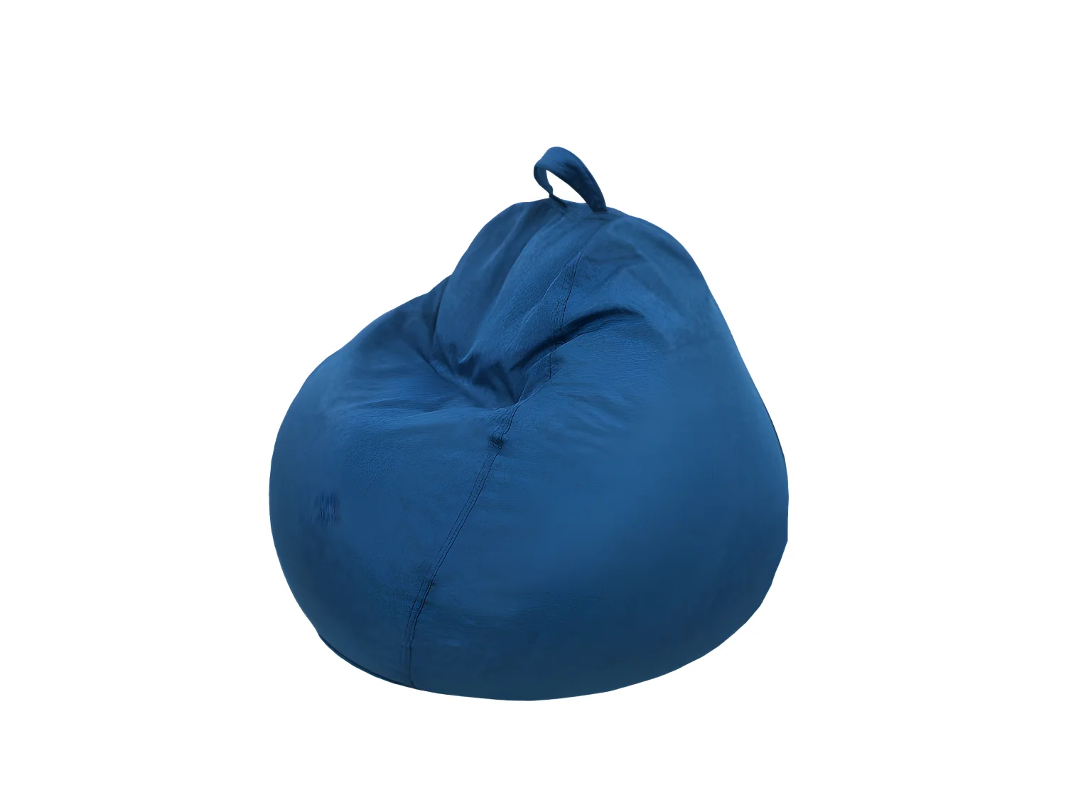 Birnen-Pouf 120 x 100 cm, Blau