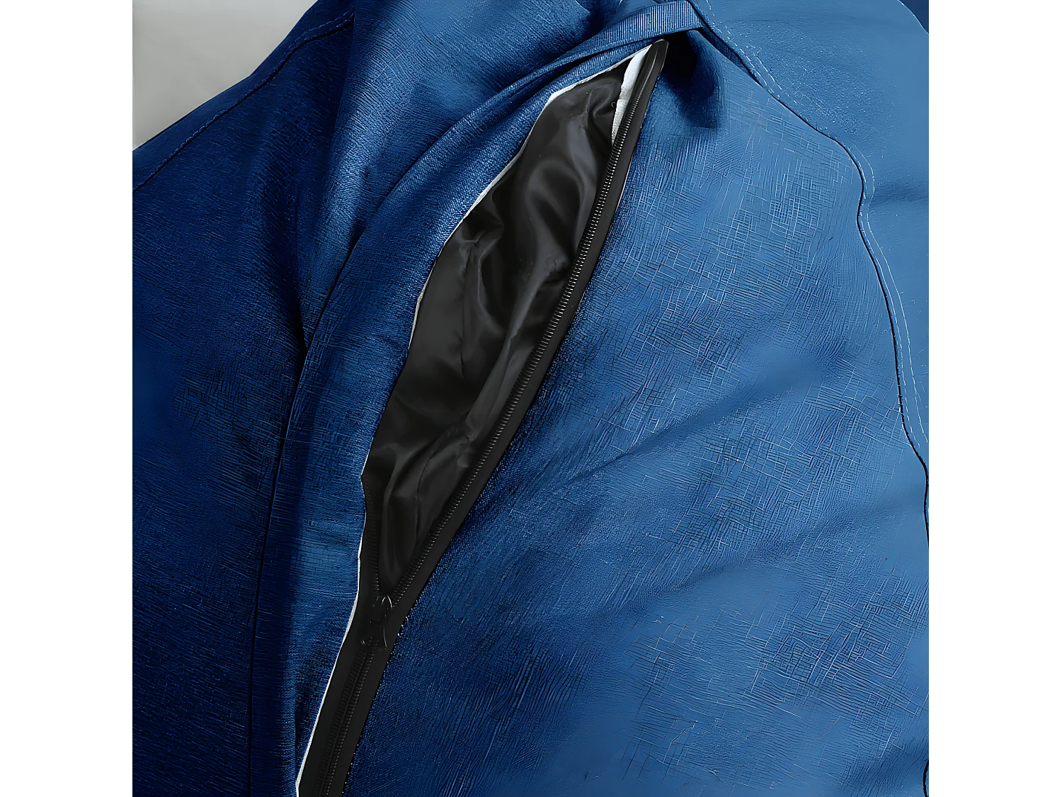 Birnen-Pouf 120 x 100 cm, Blau