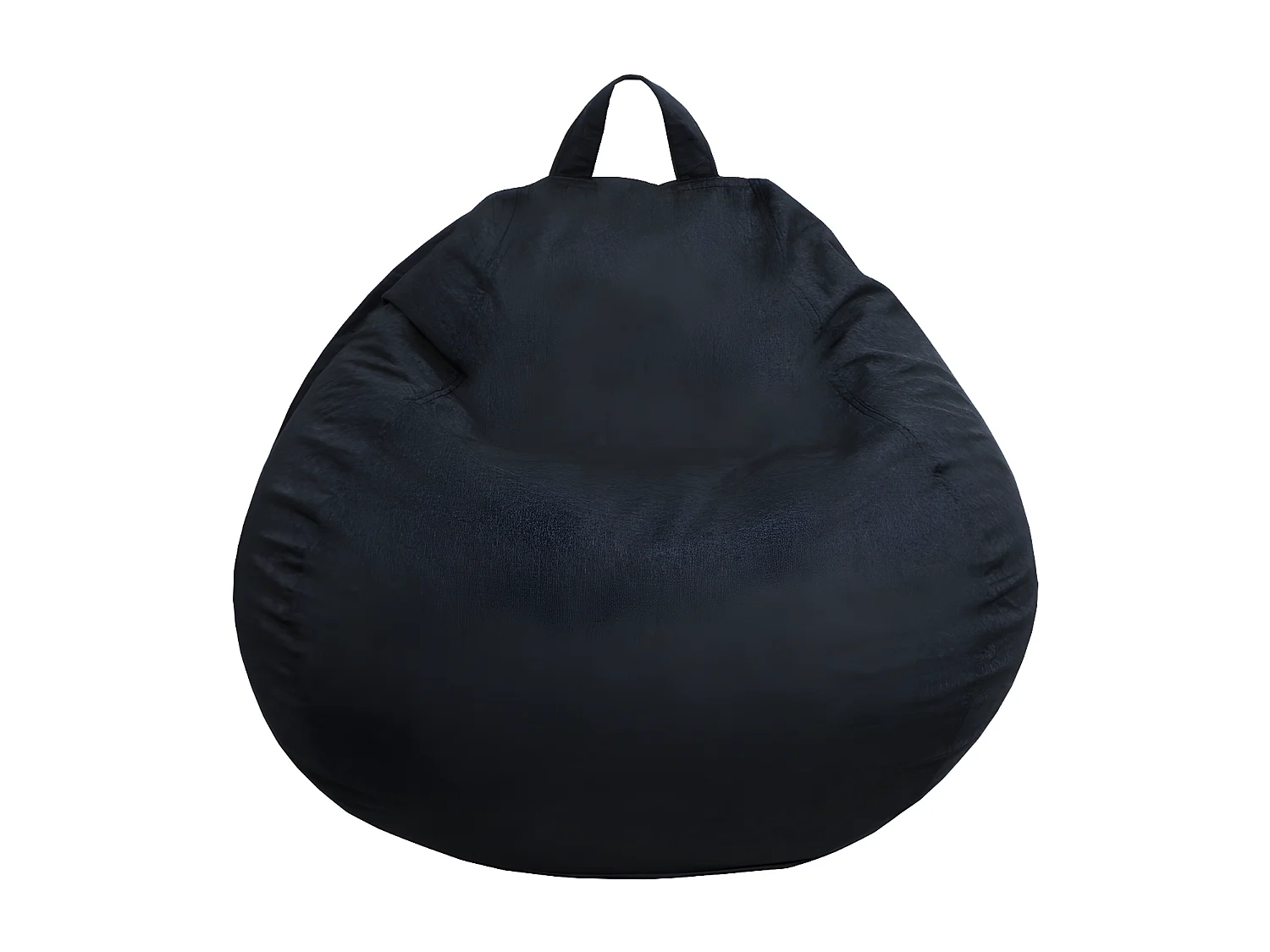 Birnen-Pouf 80 x 70 cm, Schwarz