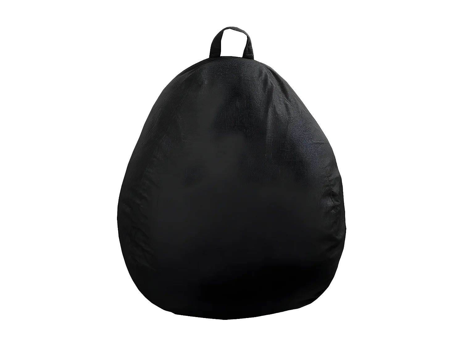 Birnen-Pouf 80 x 70 cm, Schwarz