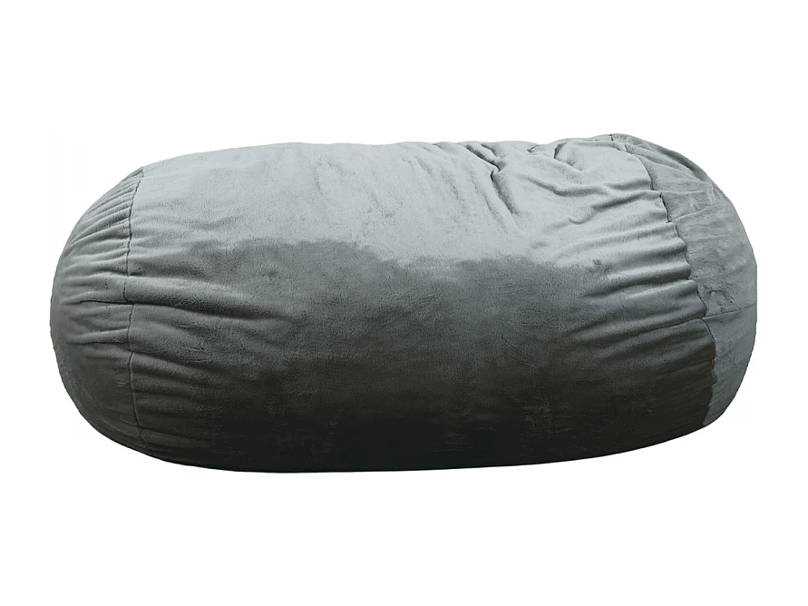 Pouf gigante finta pelliccia BANANAIR bianco 180 cm | Leroy Merlin