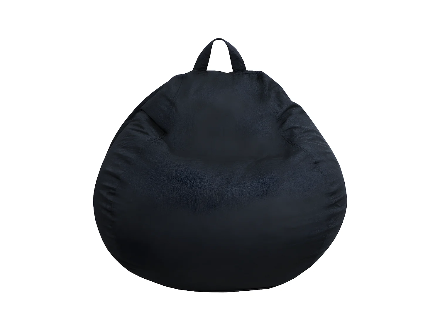 Birnen-Pouf 105 x 85 cm, Schwarz