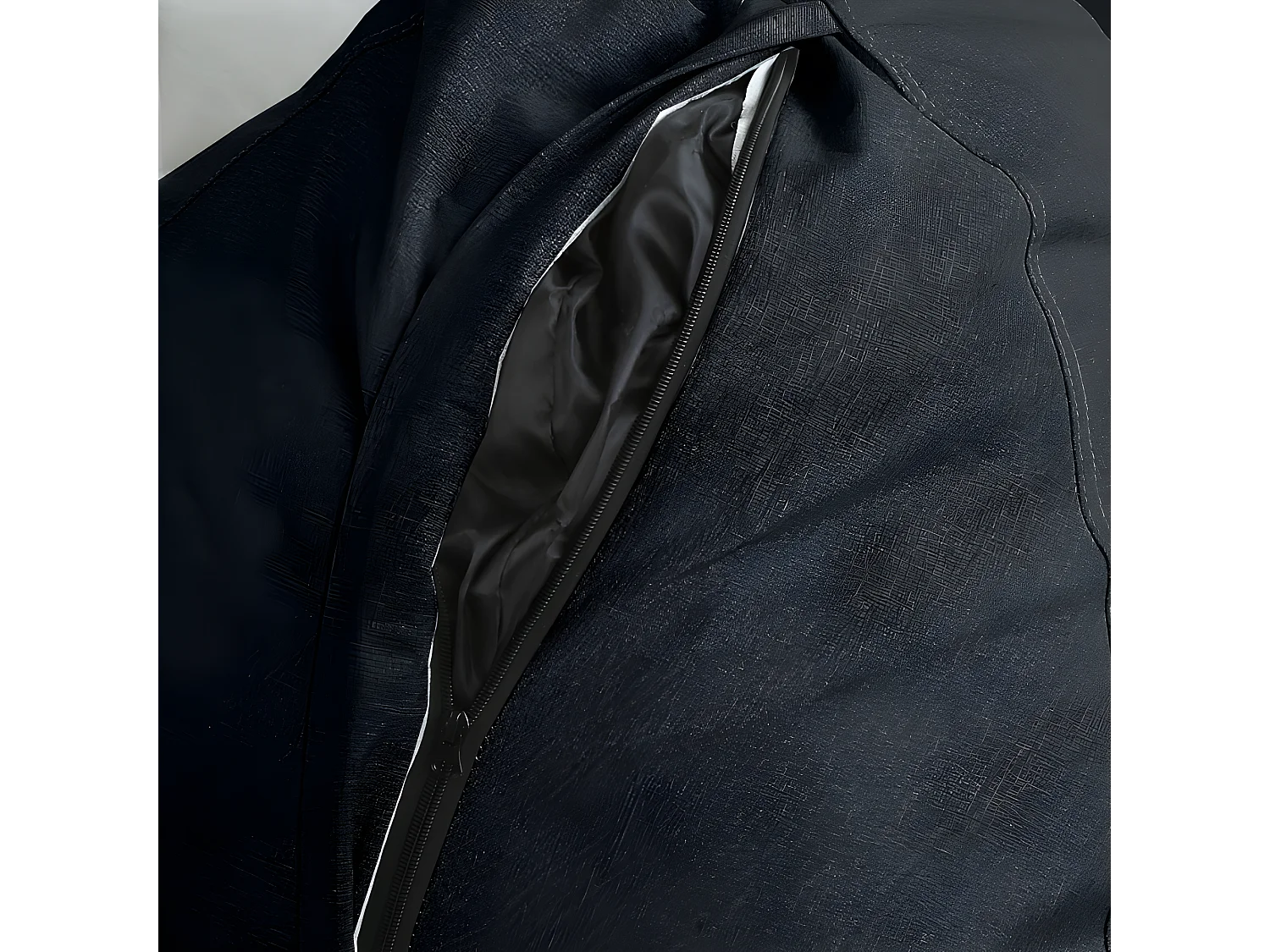 Pouf poire déhoussable noir 105 x 85 cm