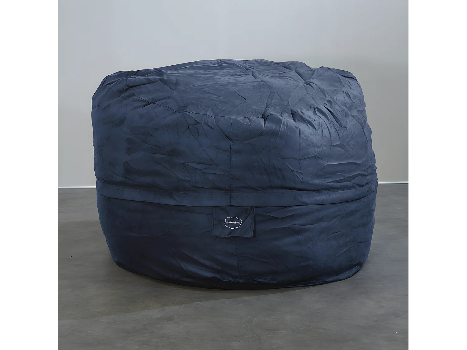 Reuze nachtblauwe microsuède nachtblauw 180 cm