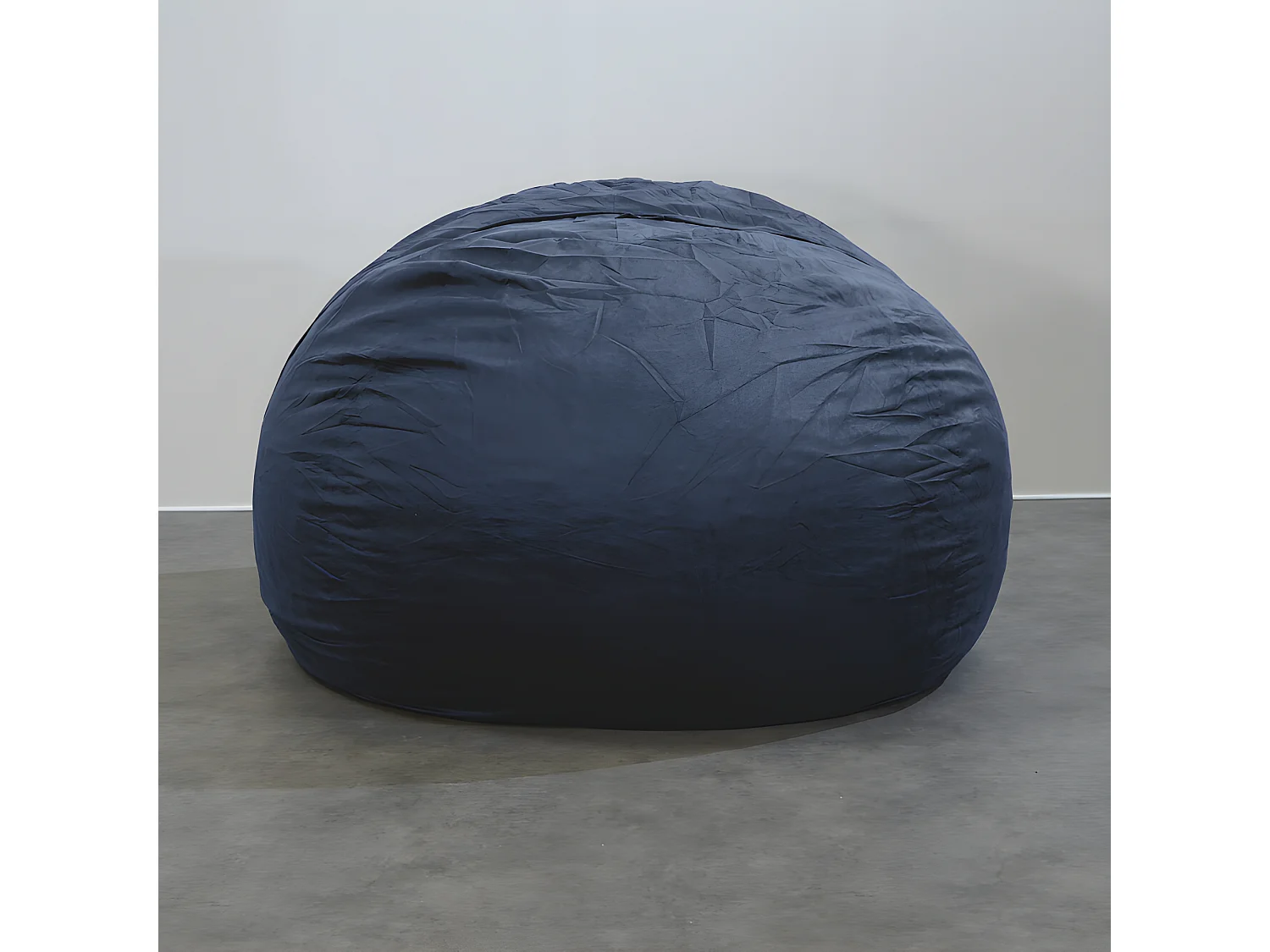 Reuze nachtblauwe microsuède nachtblauw 180 cm