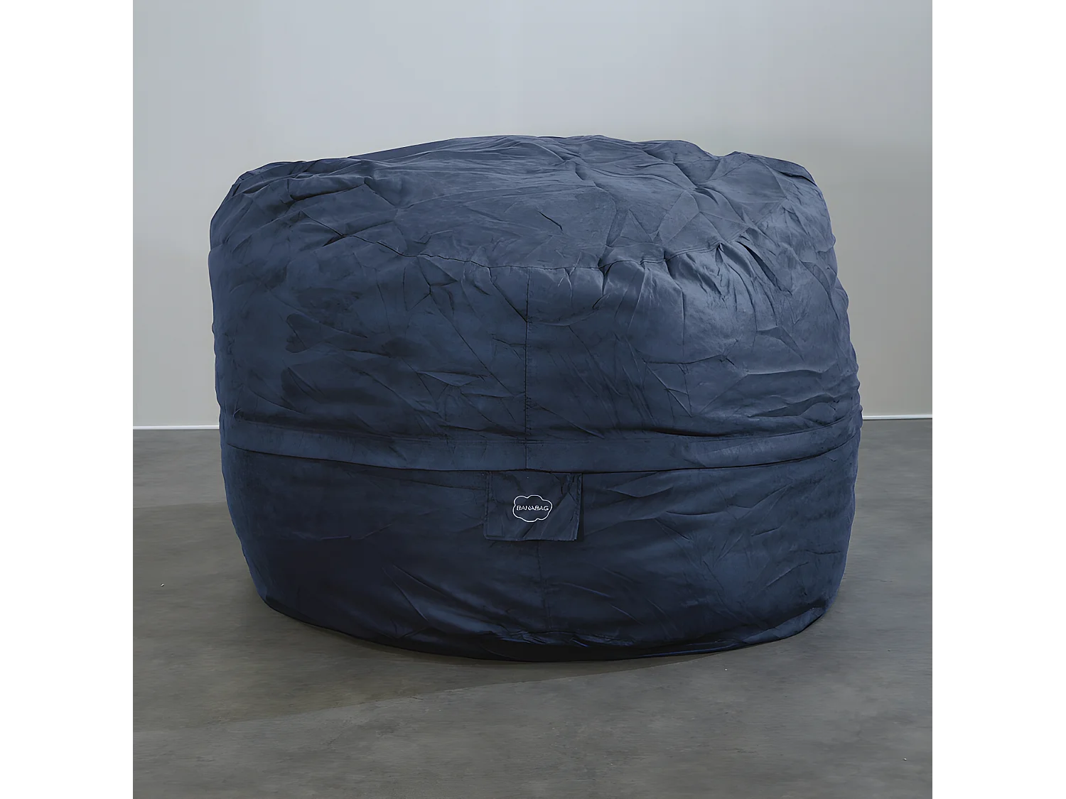 Reuze nachtblauwe microsuède nachtblauw 180 cm