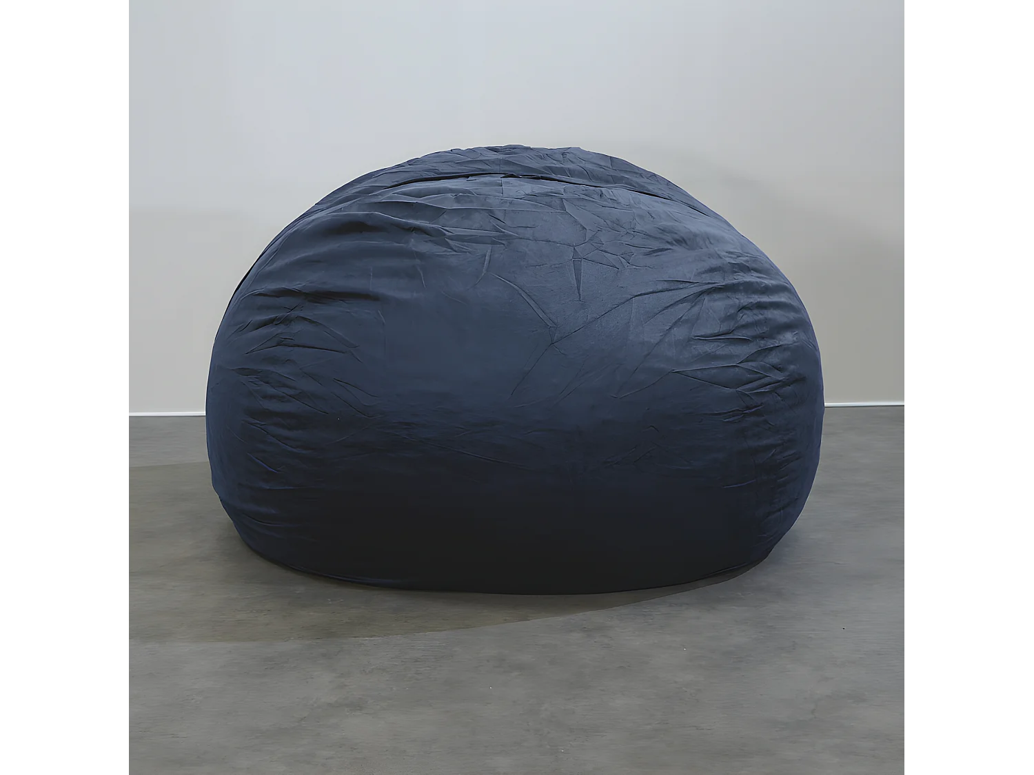 Reuze nachtblauwe microsuède nachtblauw 180 cm