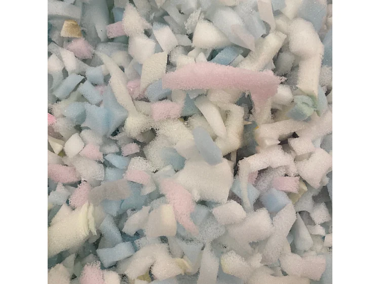 XL Pouf aus Fell 200 cm, Weiß