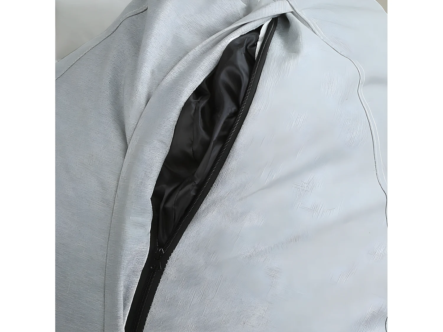 Birnen-Pouf 80 x 70 cm, Grau