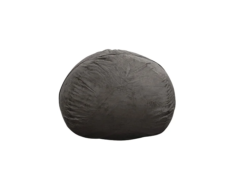 Reuze grijze microsuède poef 140 cm