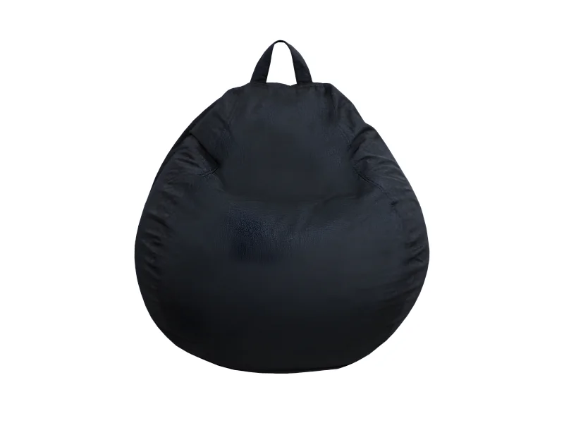 Birnen-Pouf 120 x 100 cm, Schwarz