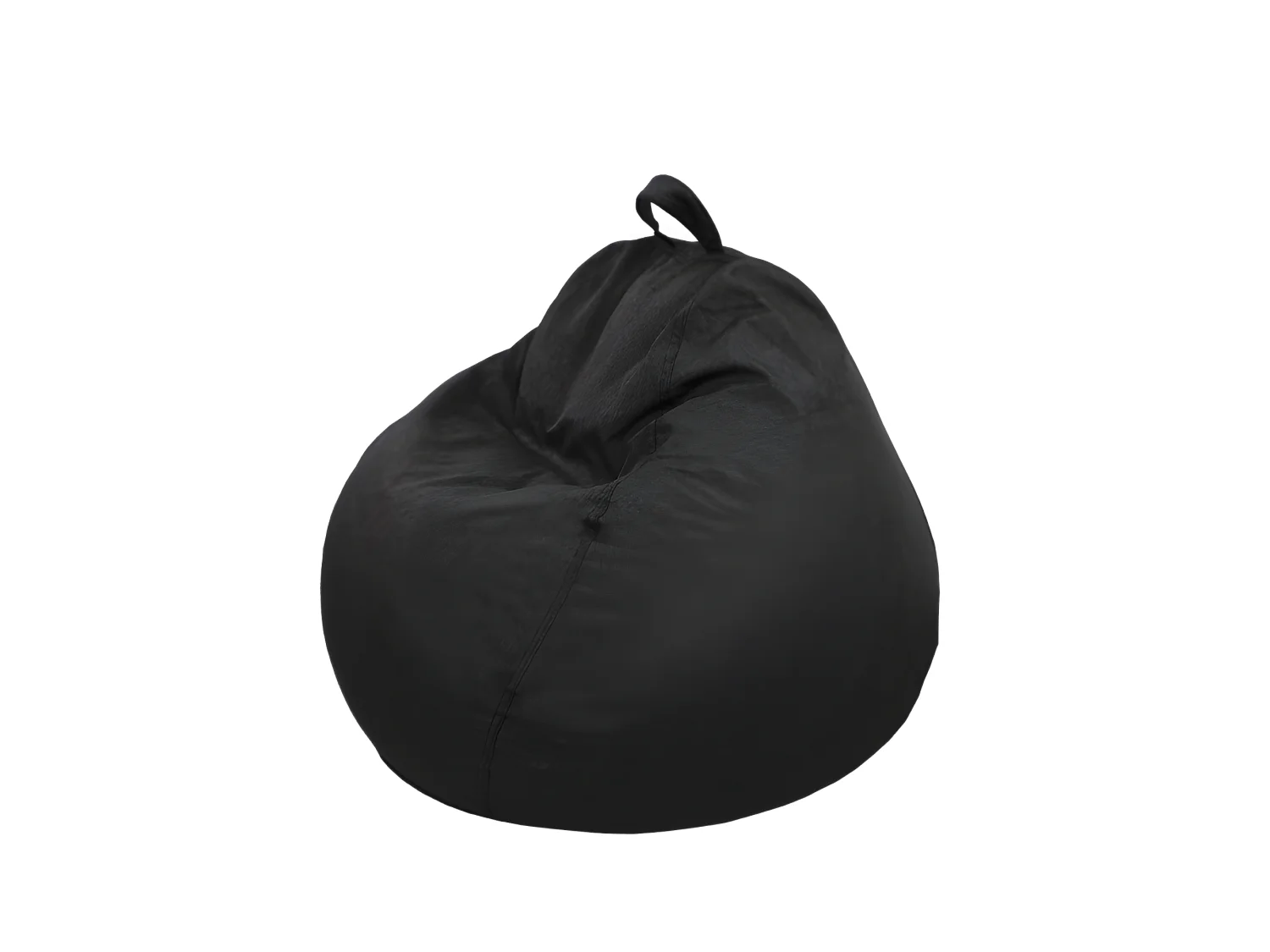 Birnen-Pouf 120 x 100 cm, Schwarz