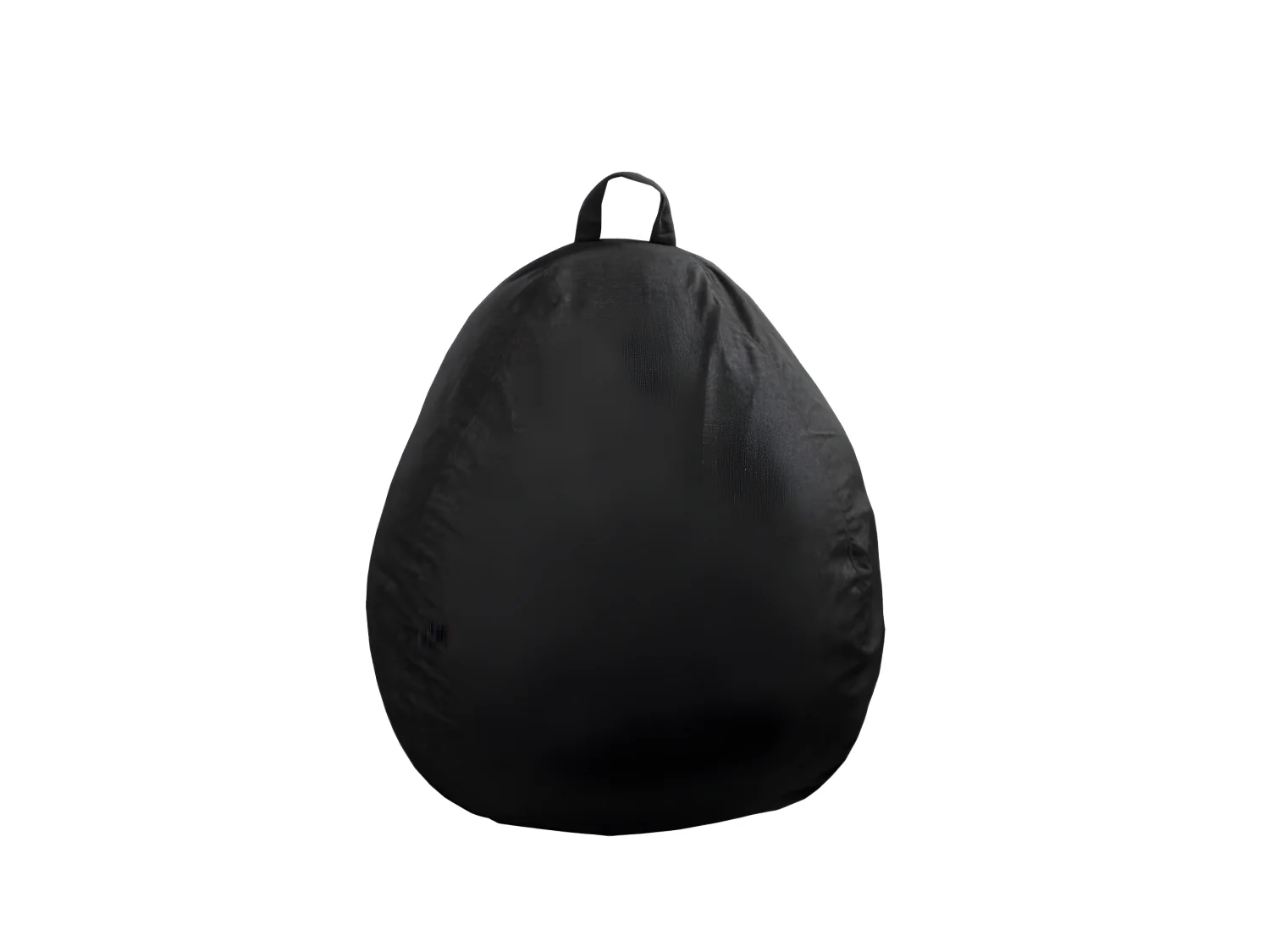 Birnen-Pouf 120 x 100 cm, Schwarz