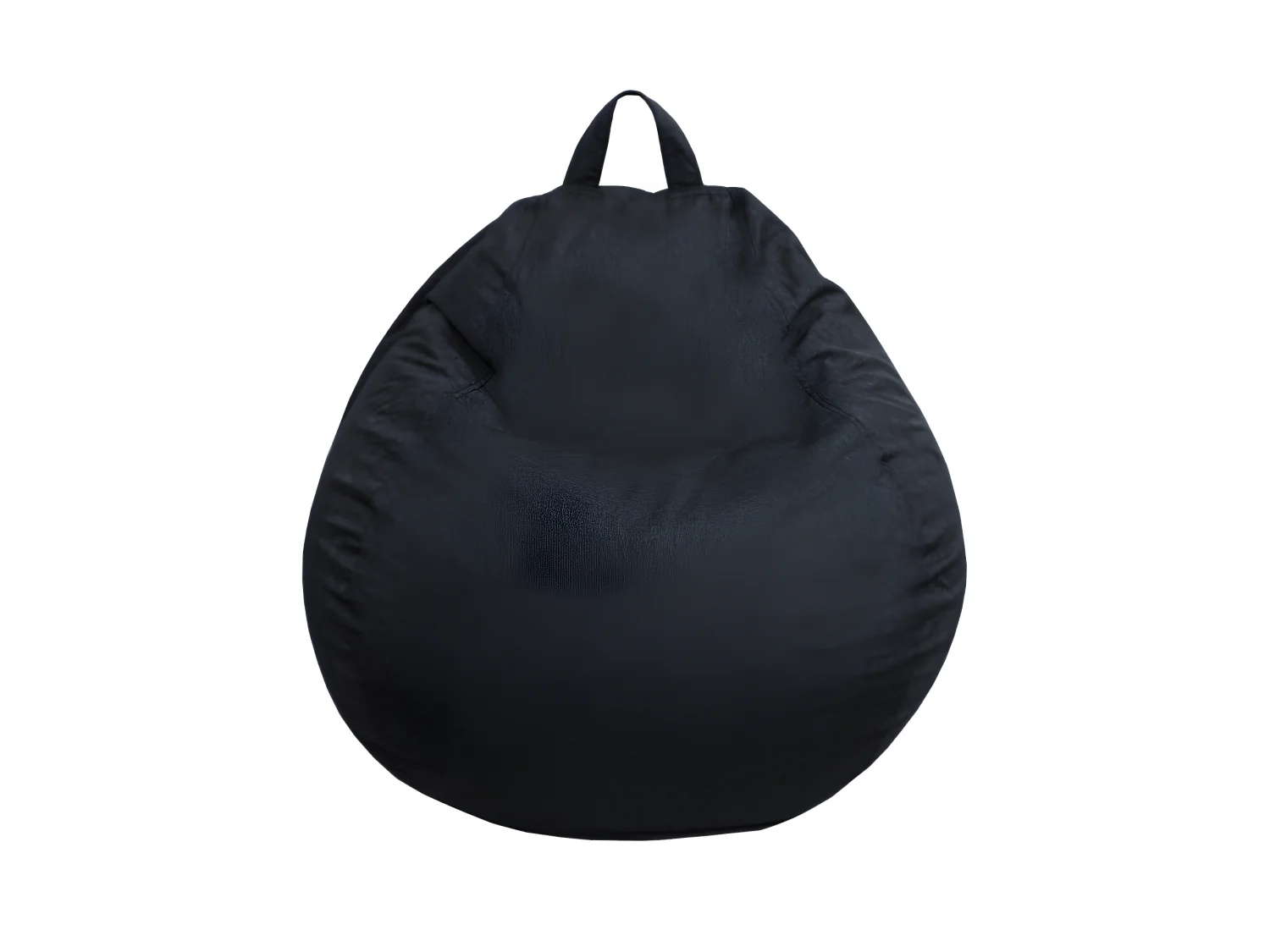 Birnen-Pouf 120 x 100 cm, Schwarz