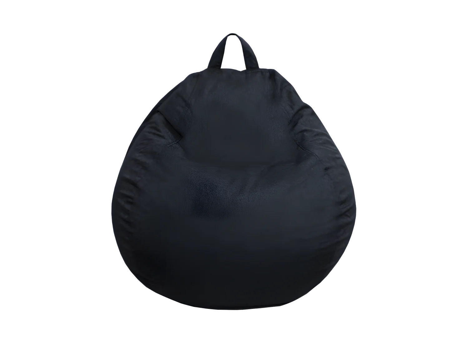 Birnen-Pouf 120 x 100 cm, Schwarz