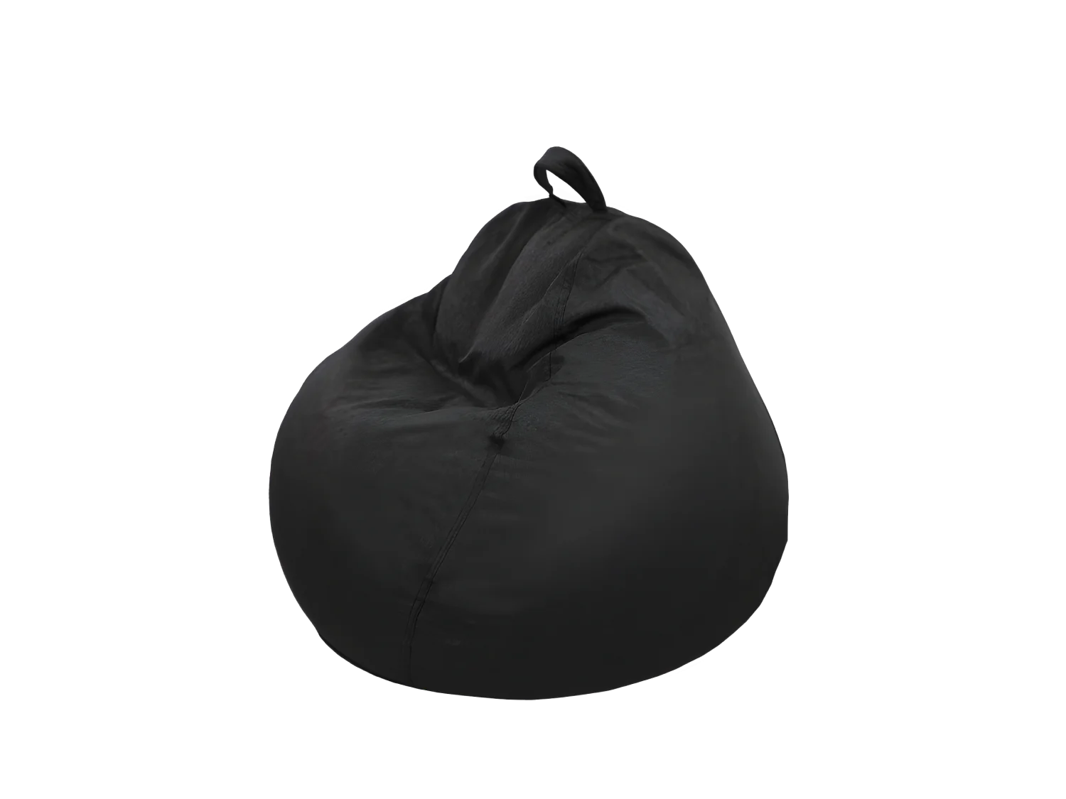 Birnen-Pouf 120 x 100 cm, Schwarz