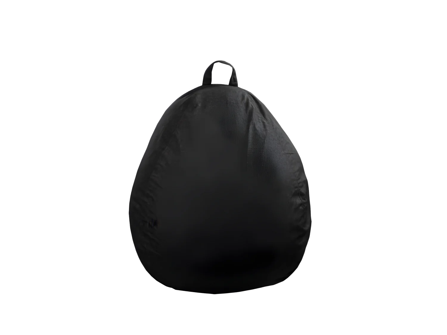 Birnen-Pouf 120 x 100 cm, Schwarz