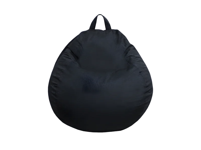 Pufe pêra preto 120 x 100 cm