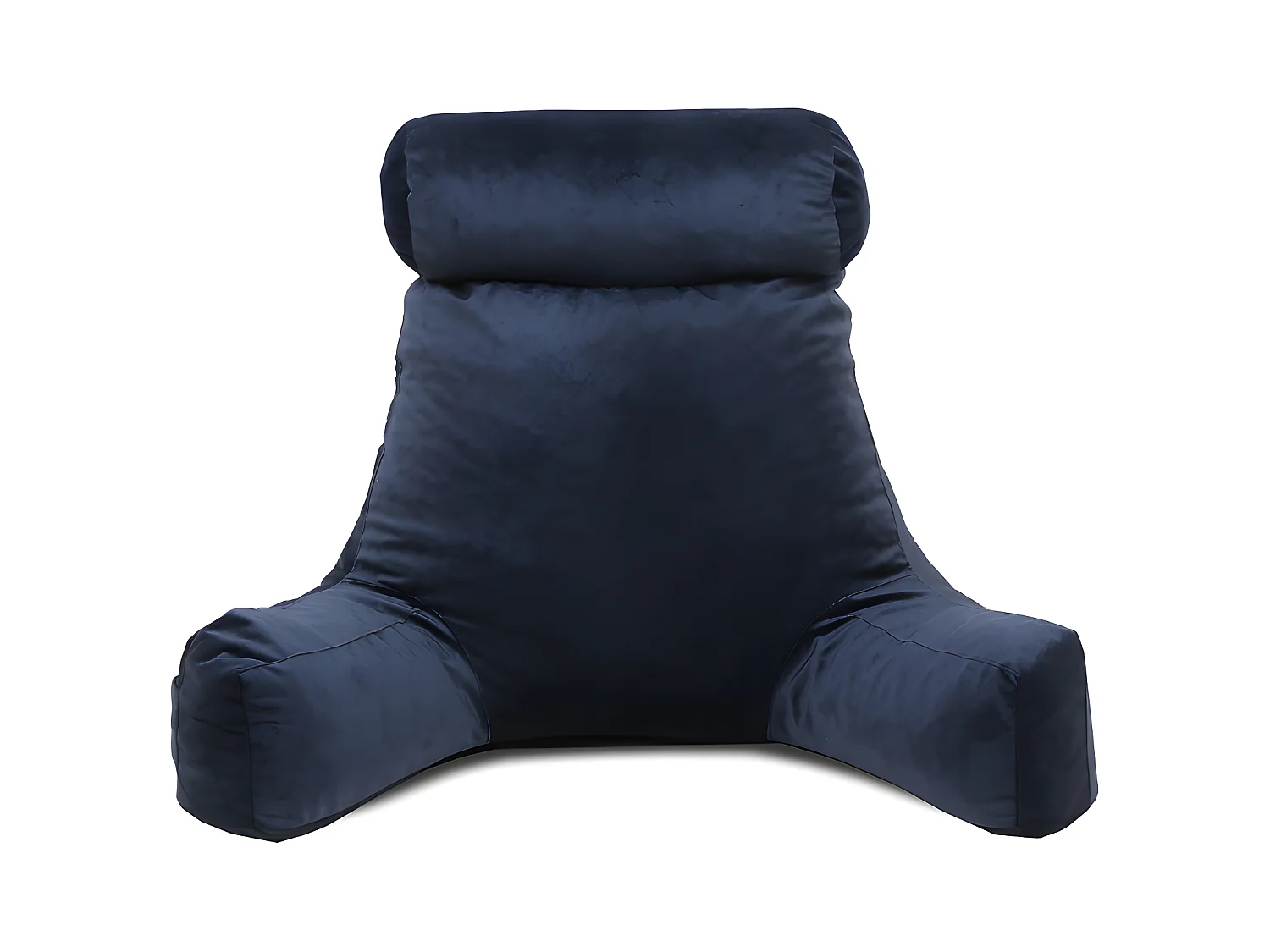 Lesekissen Samt 65 x 80 cm, Mitternachtsblau