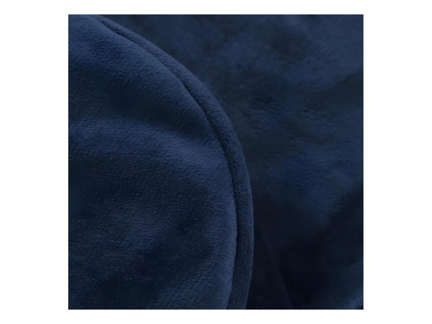 Lesekissen Samt 65 x 80 cm, Mitternachtsblau