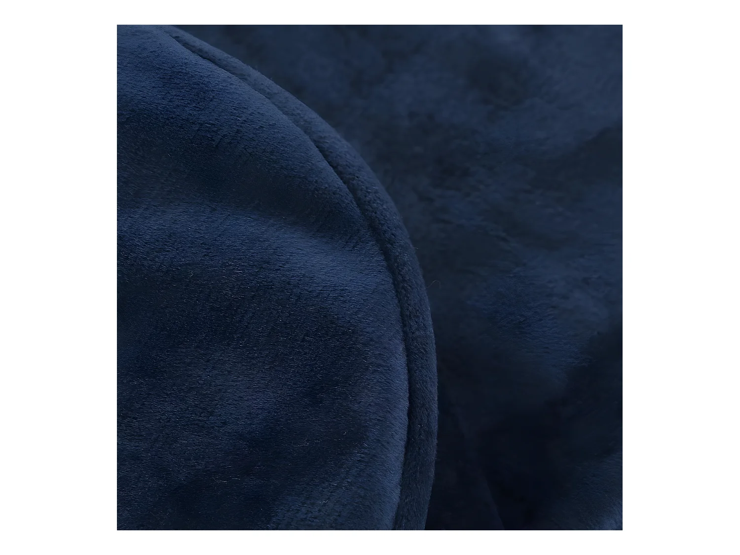 Lesekissen Samt 65 x 80 cm, Mitternachtsblau