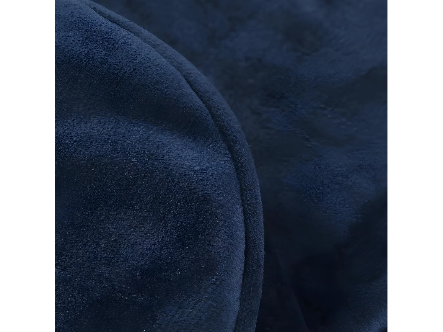 Almofada de leitura veludo azul escuro 65 x 80 cm