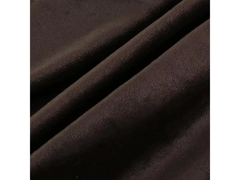 Coussin de lecture velours chocolat 65 x 80 cm