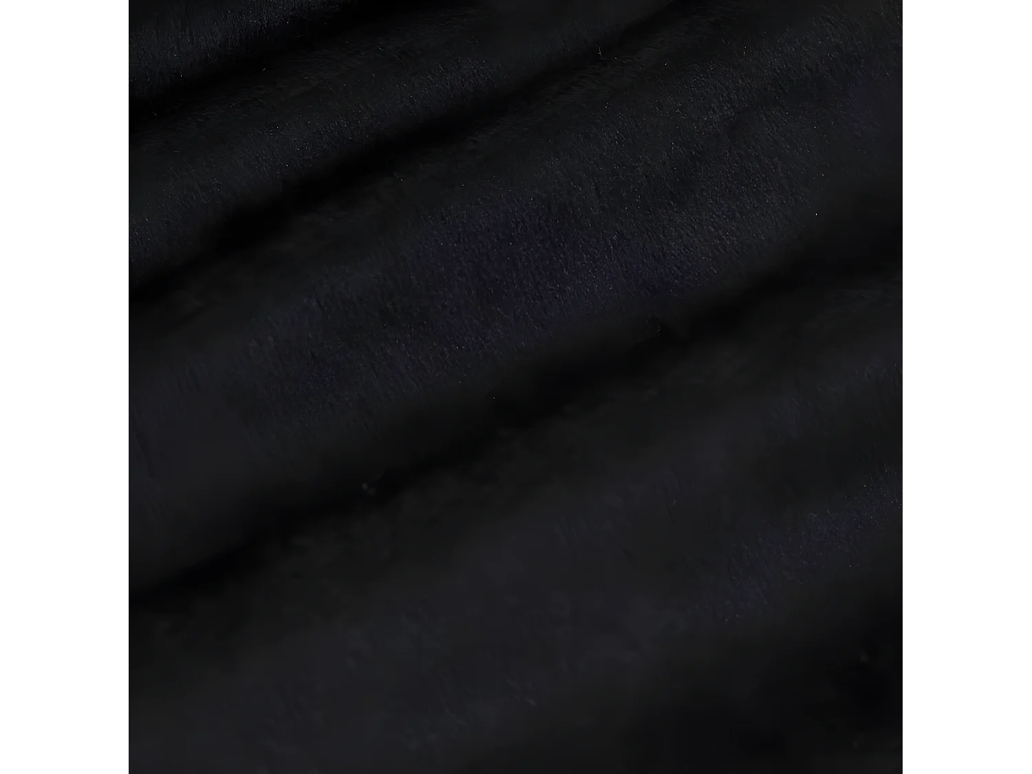 Coussin de lecture velours noir 65 x 80 cm