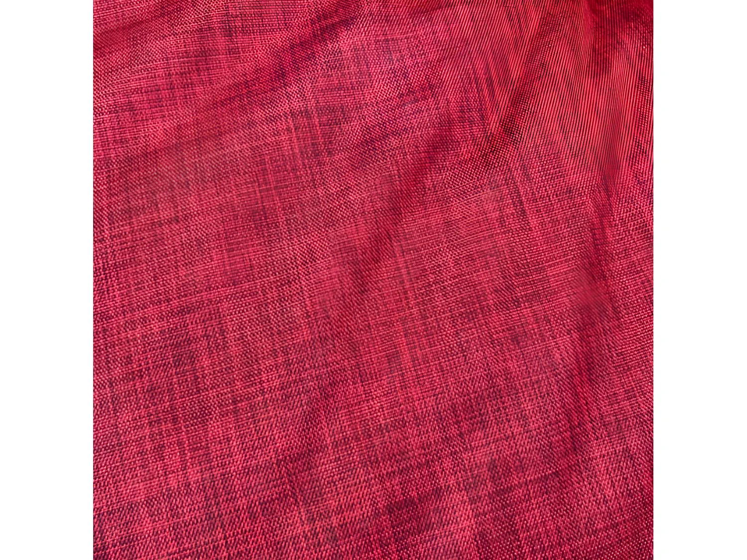 Coussins palette lot en polyester rouge 120x80x15 cm