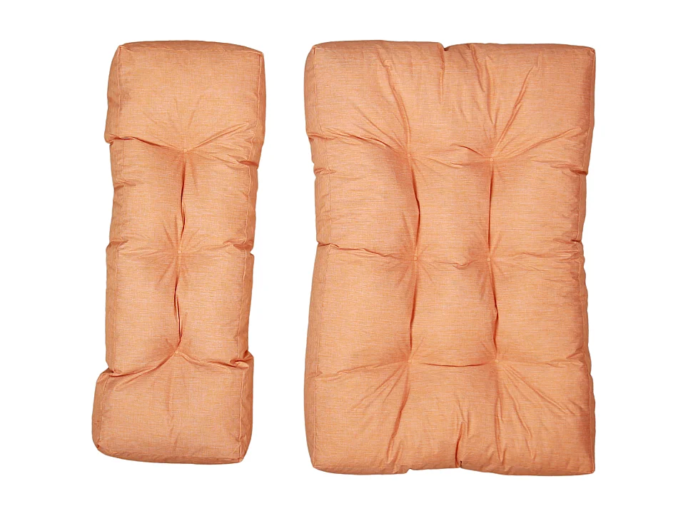 Palettenkissen aus polyester 120x80x15 cm, orange