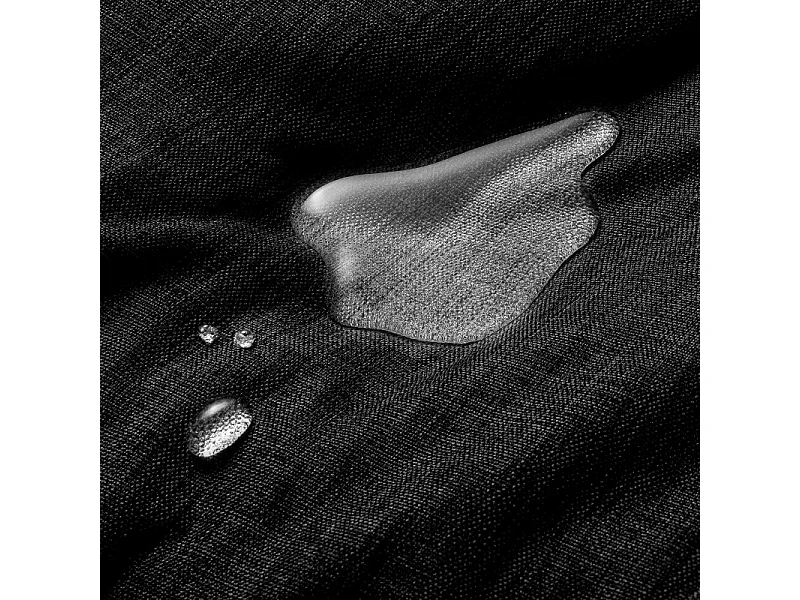 Zwarte palletkussens polyester 120x80x15 cm