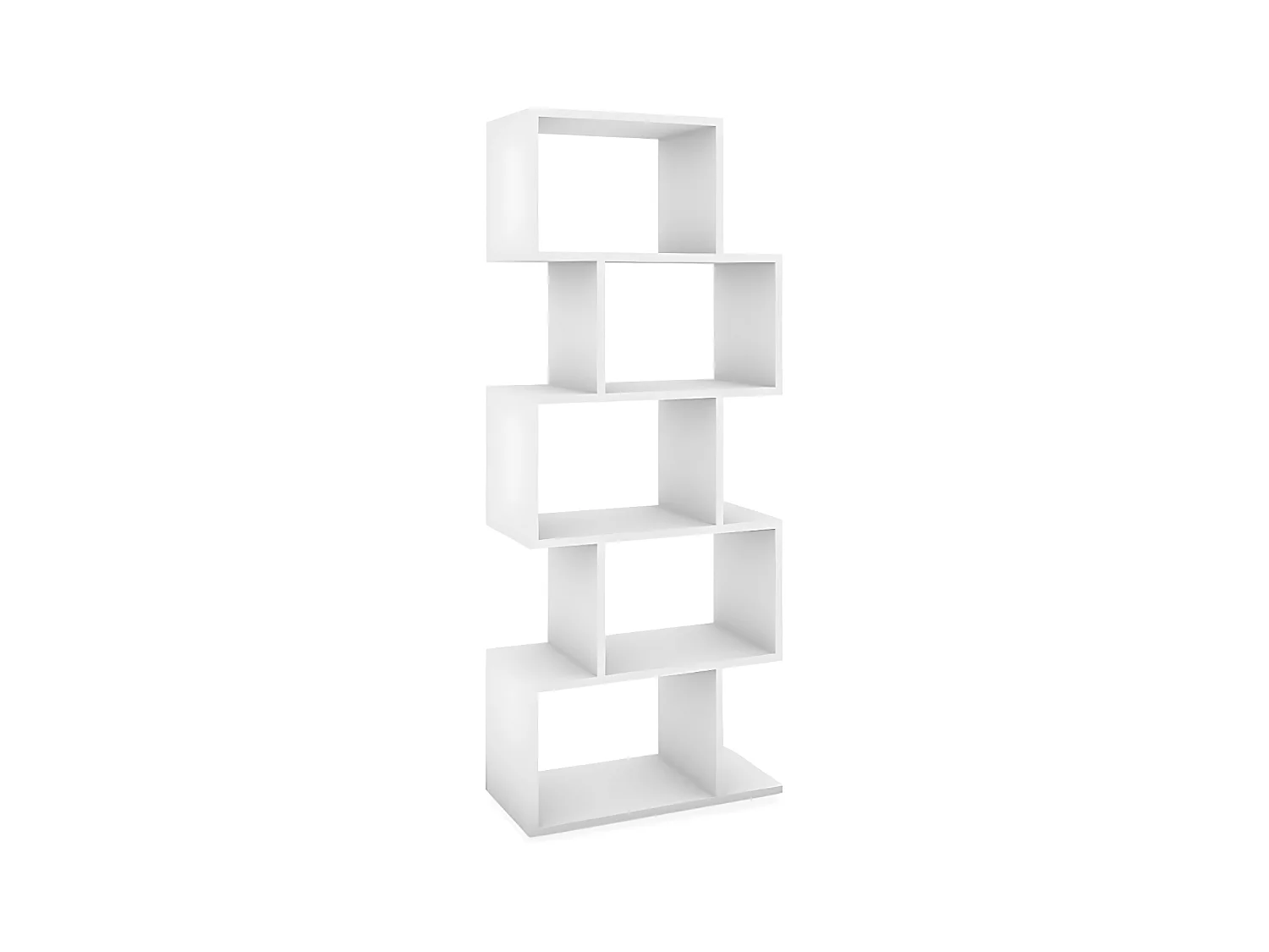 Étagère bibliothèque déstructurée bllanche Olika 60cm